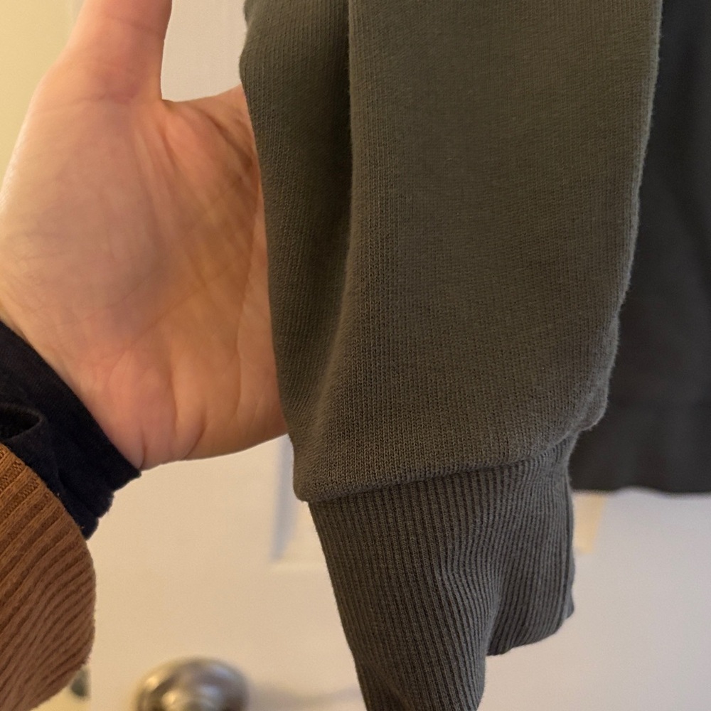 COS Dark Green Crew Neck Sweater - Picture 3 of 4